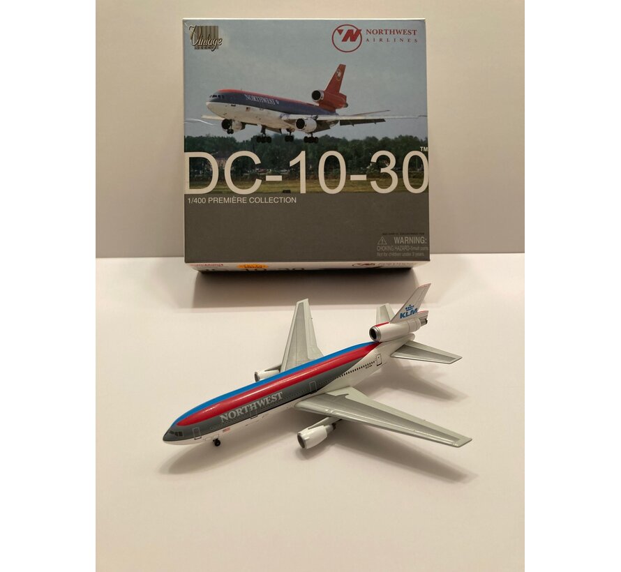 DC10-30 Northwest / KLM N237NW split livery 1:400 **Collection sale