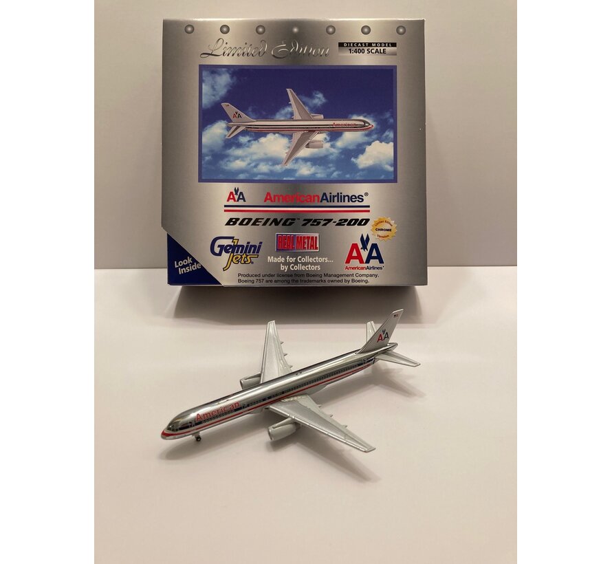B757-200 American N674AN [chrome] 1:400**Collection sale [scuff]