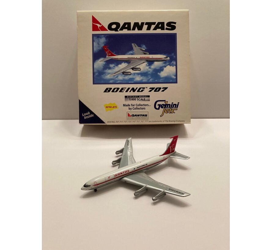 B707-338 QANTAS VH-EAF "City of Adelaide" 1:400**Collection sale