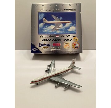 Gemini Jets B707-300 Egyptair old livery SU-AVZ [chrome] 1:400**Collection sale