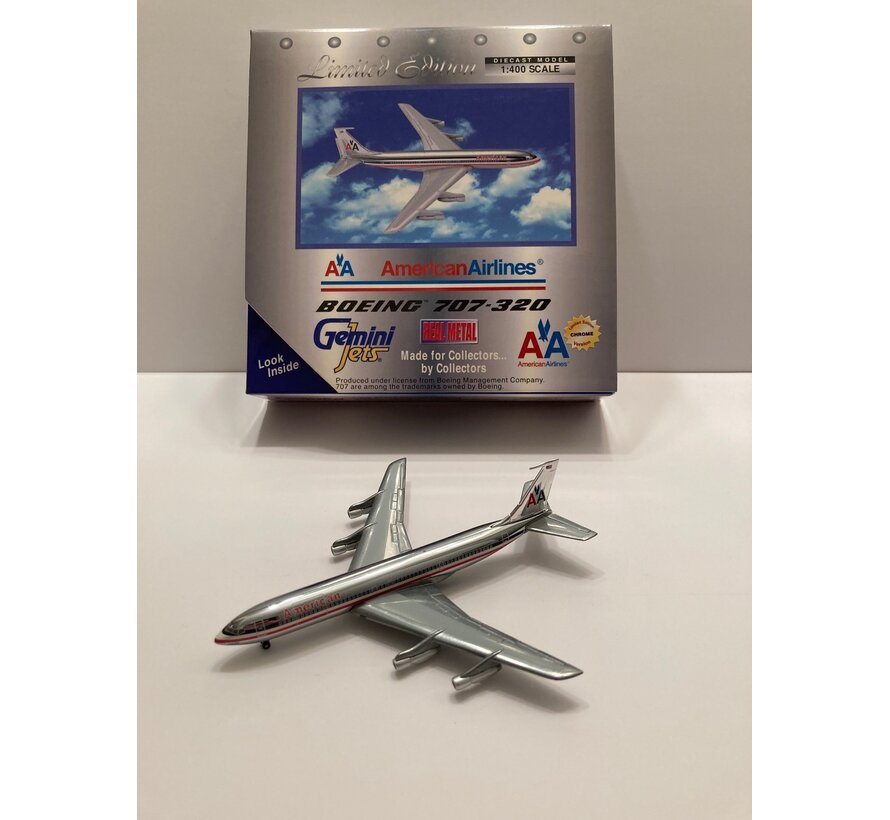 B707-320 American N8415 [chrome] 1:400**Collection sale