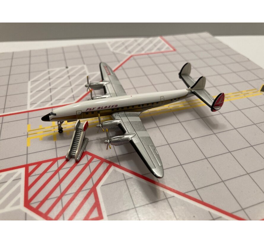 L1049H Alaska N7777C with Air Stairs 1:400**Collection sale