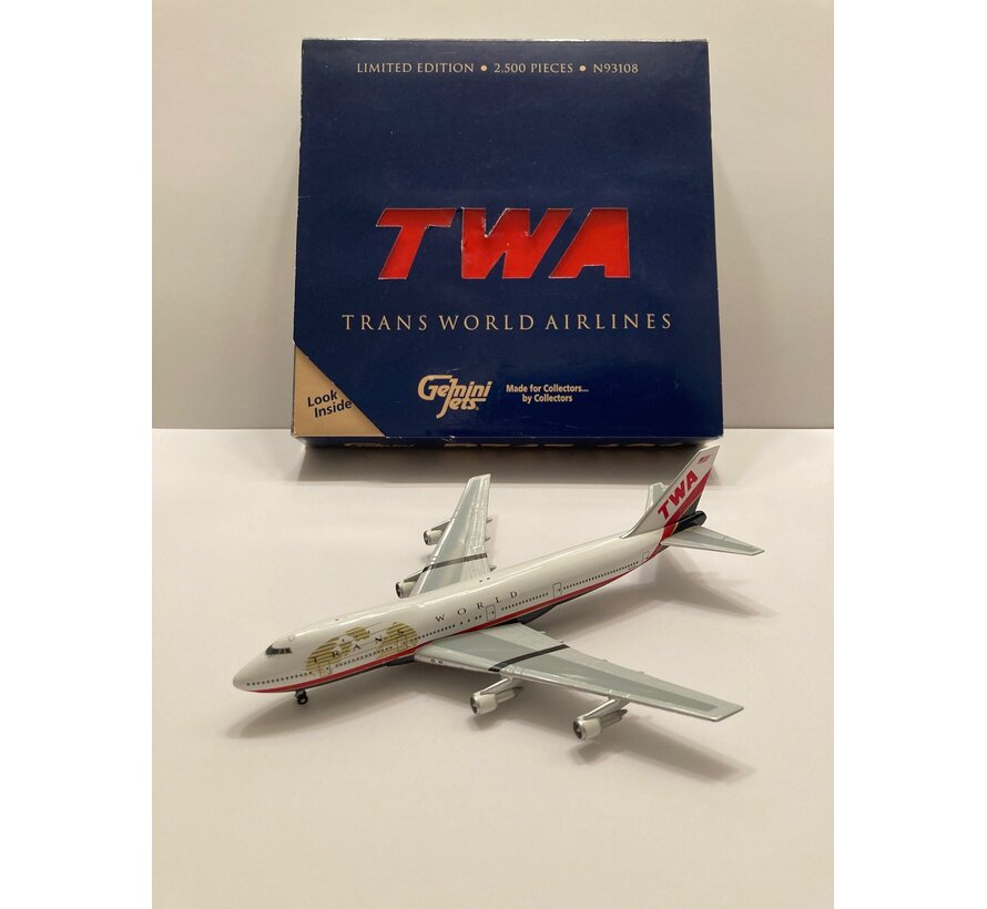 B747-100 TWA N93108 1:400**Collection sale**[loose tail]