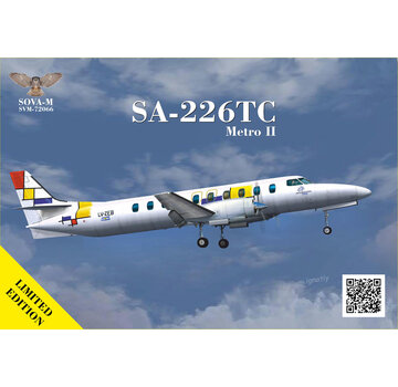 SOVA-M Swearingen SA-226TS Metro II Regional airliner 1:72 New tool 2025 [model kit]