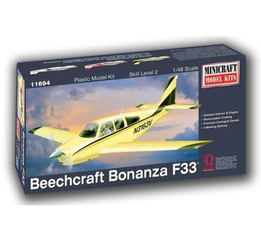 Beechcraft Bonanza F33 1:48 Scale Kit