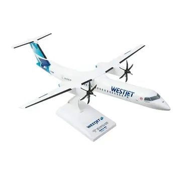 SkyMarks Dash8-400 Q400 WestJet 1:100 with stand
