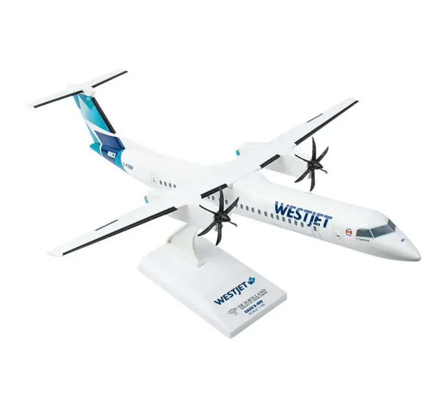Dash8-400 Q400 WestJet 1:100 with stand