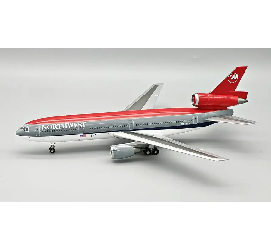 DC10-40 Northwest Airlines bowling shoe livery N149US 1:200 +New arrival+