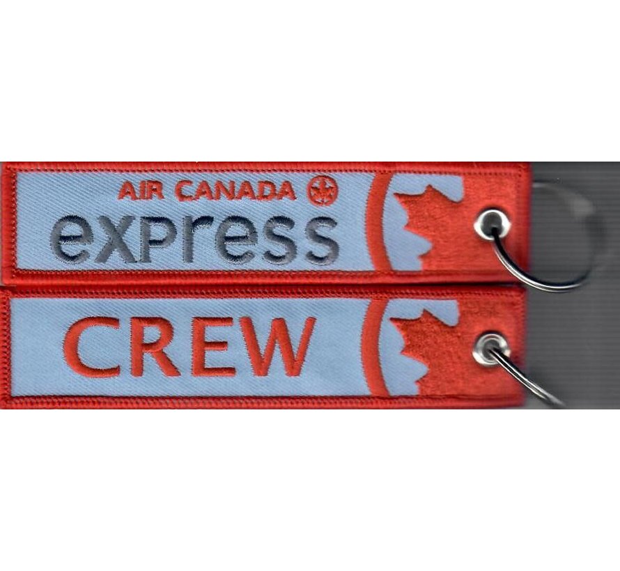 Keychain Air Canada Express CREW old livery  Embroidered