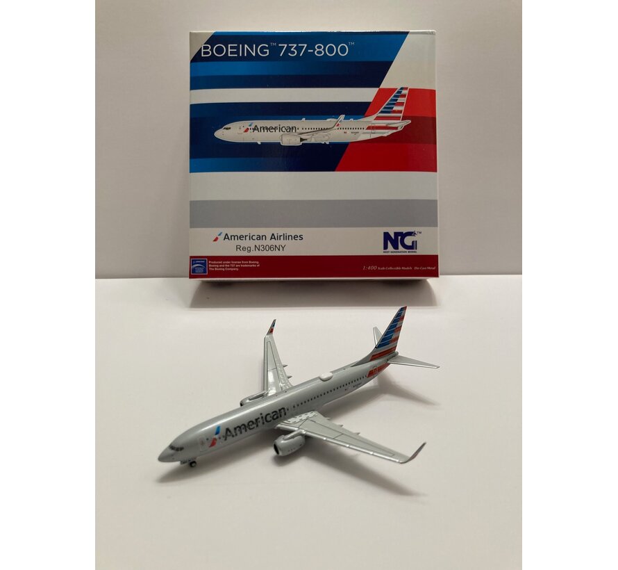 B737-800W American 2013 livery N306NY 1:400 **Collection sale