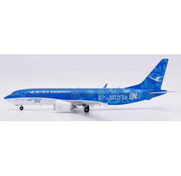 JC Wings B737-8 MAX Xiamen Airlines in support of the UN blue livery B-20CP 1:200 *Pre-Order