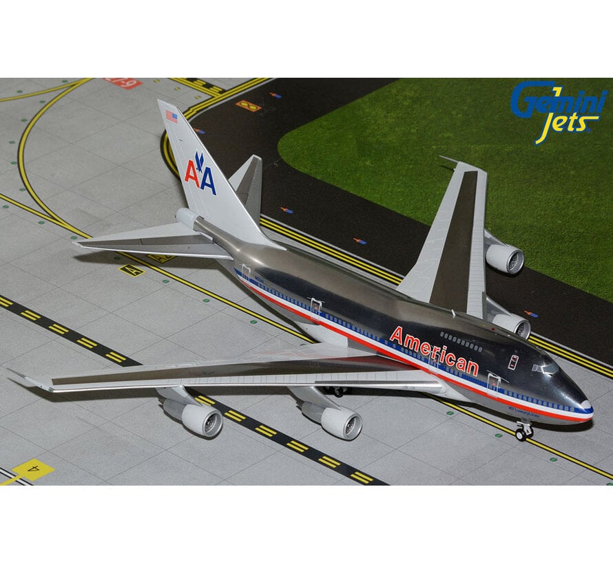 B747SP American Airlines AA 747 LuxuryLiner N601AA 1:200 (polished) *New Arrival