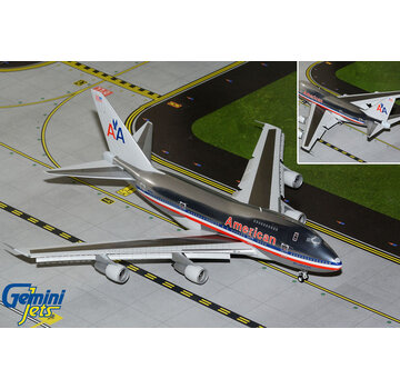 Gemini Jets B747SP American Airlines AA 747 LuxuryLiner N601AA 1:200 (polished) flaps down *New Arrival