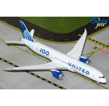 Gemini Jets B787-9 Dreamliner United Airlines 100 Years N61101 1:400 *New Arrival