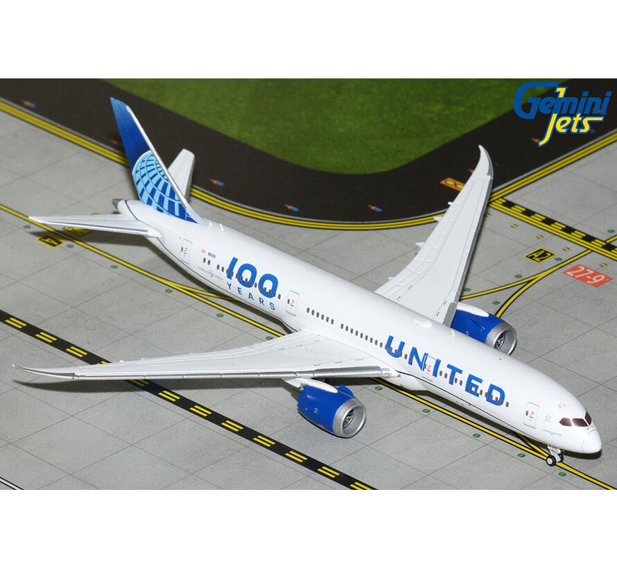 B787-9 Dreamliner United Airlines 100 Years N61101 1:400 *New Arrival
