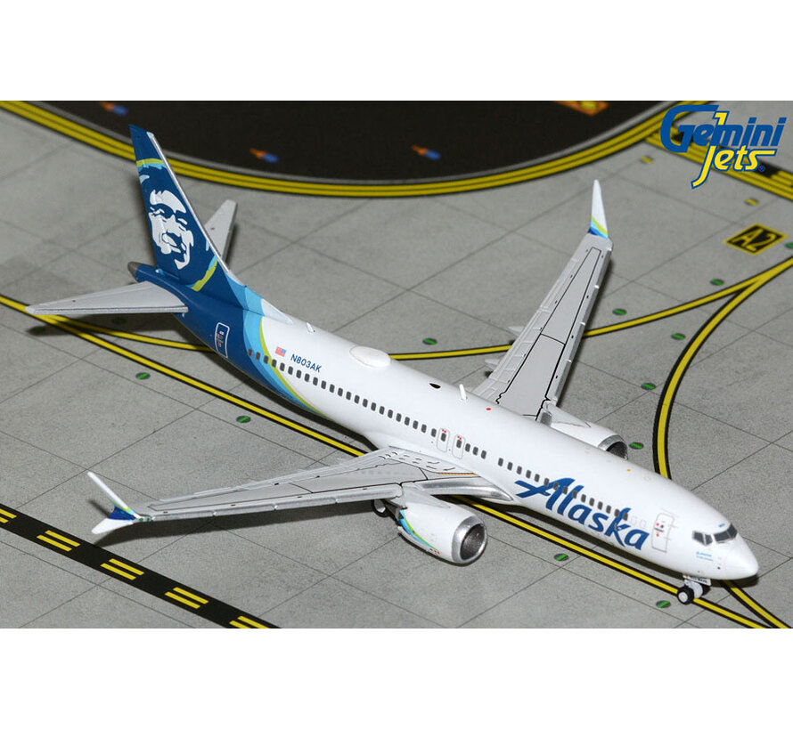 B737-8 MAX Alaska Airlines 2014 livery N803AK 1:400 *New Arrival