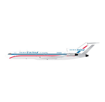 Gemini Jets B727-200 United Airlines  N7620U Friend Ship Stars & Bars livery 1:400 * Pre-Order
