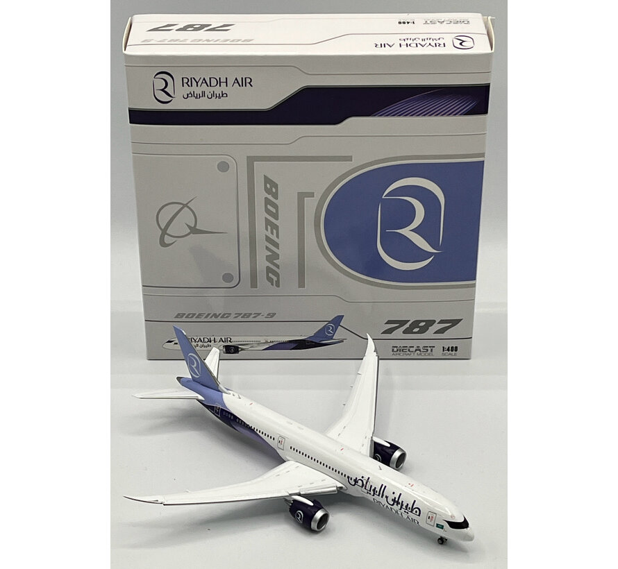 B787-9 Dreamliner Riyadh Air HZ-RX 1:400 flaps down (2nd livery) +New arrival