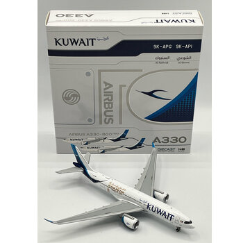 JC Wings A330-800neo Kuwait Airways Khaleeji Zain 2024 1:400 9K-APG 1:400 +New arrival+