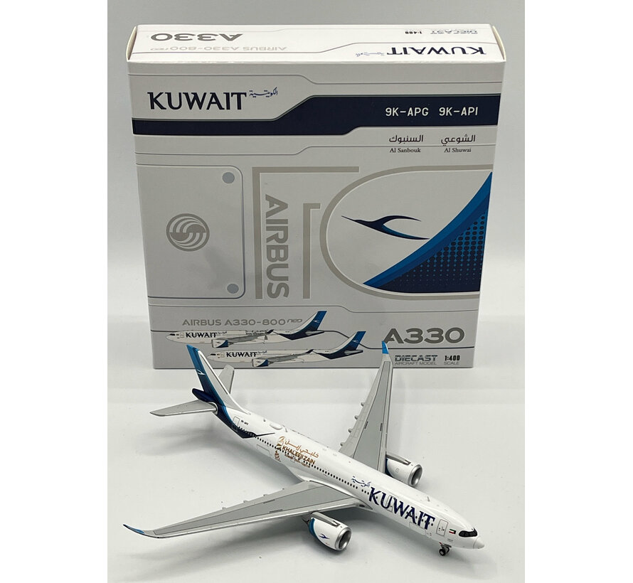 A330-800neo Kuwait Airways Khaleeji Zain 2024 1:400 9K-APG 1:400 +New arrival+