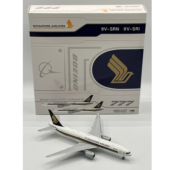 JC Wings B777-200ER Singapore Airlines Jubilee 9V-SRN 1:400  +New arrival+