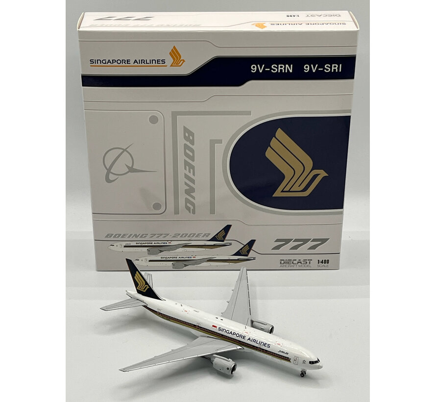 B777-200ER Singapore Airlines Jubilee 9V-SRN 1:400  +New arrival+