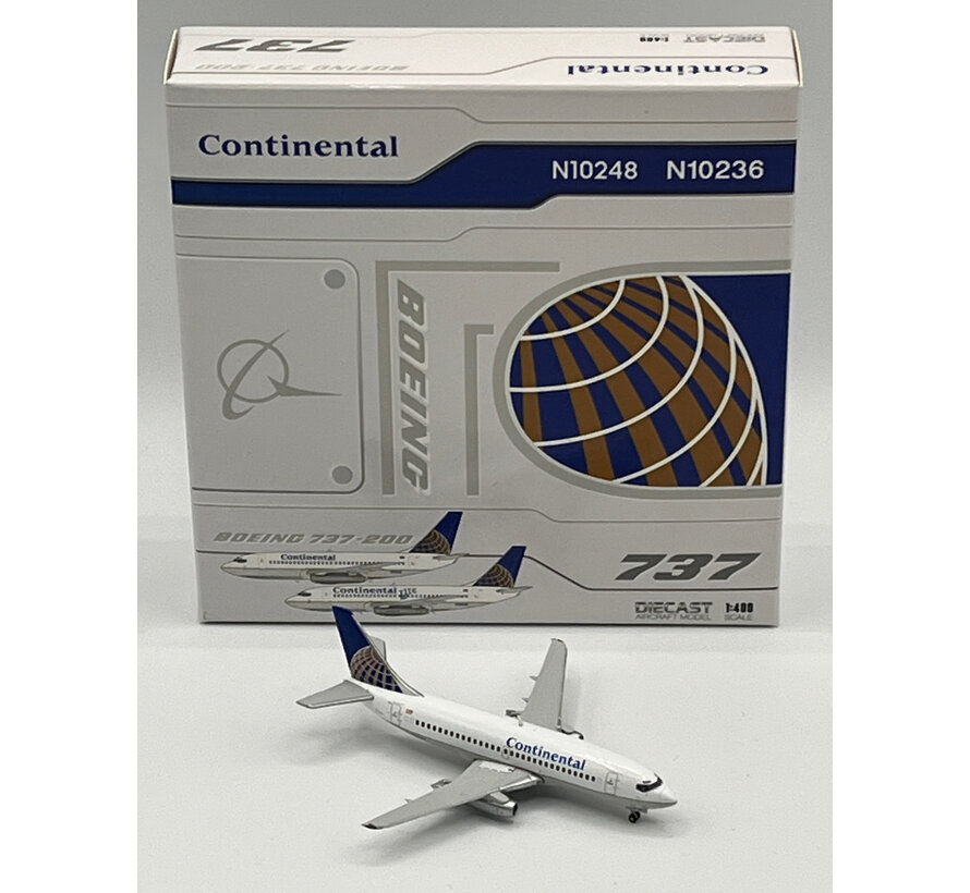 B737-200 Continental Airlines final livery N10248 1:400 polished +New arrival+