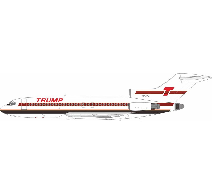 B727-100 Trump Shuttle N903TS 1:200 +NewArrival+
