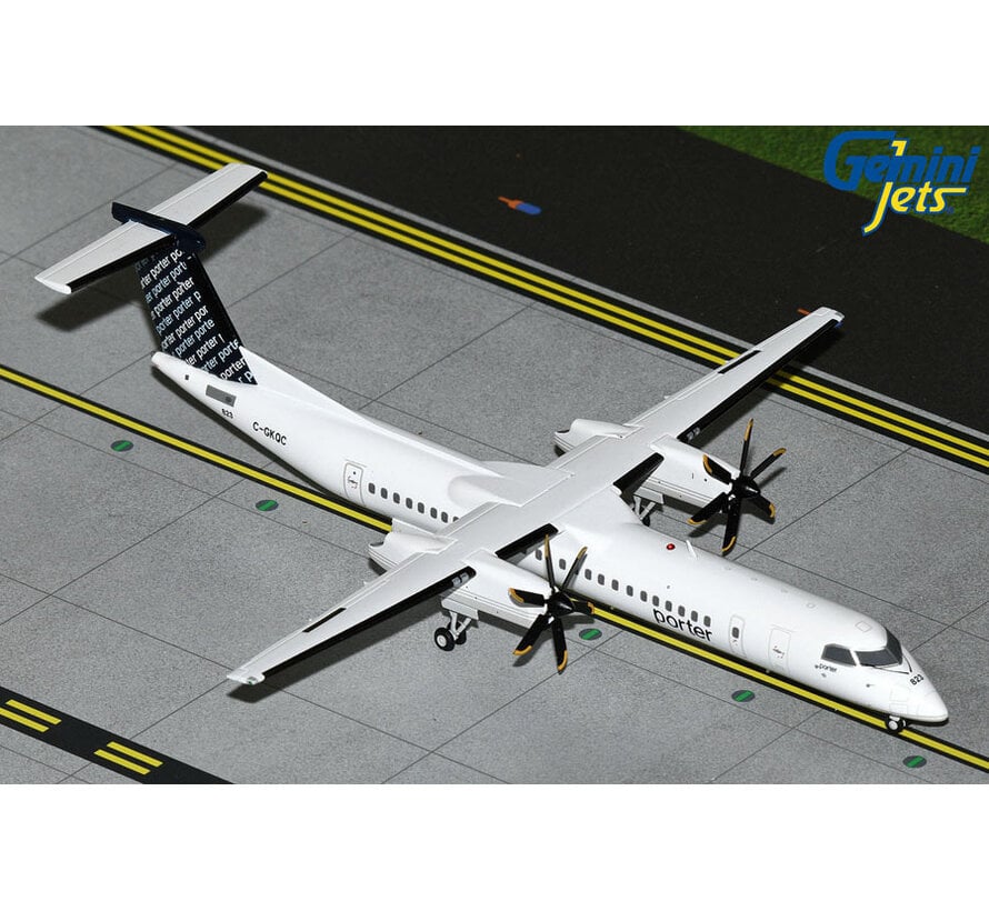 Dash8 Q400 Porter Airlines C-GKQC  1:200 with stand **Collection sale