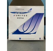 InFlight B747-400 United N197UA 'Tulip' livery 1:200**Collection sale