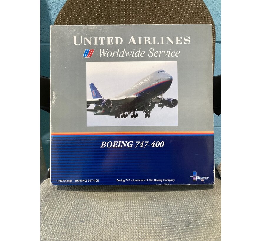 B747-400 United N174UA 'Battleship' 1:200**Collection sale