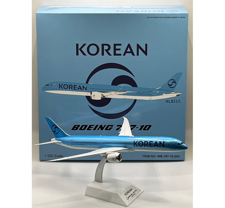 B787-10 Dreamliner Korean Air new livery 2025 HL8515 1:200 +New Arrival+
