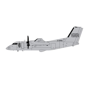 3D Design Deck dash-8-100 United Kingdom Home Office (PAL Aerospace) C-GFMQ 1:200 +PRE-ORDER+