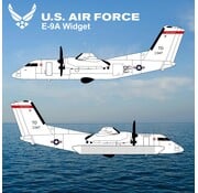 3D Design Deck E9 Widget (dash-8-100) US Air Force USAF TD 84-0047 1:200  +PRE-ORDER+