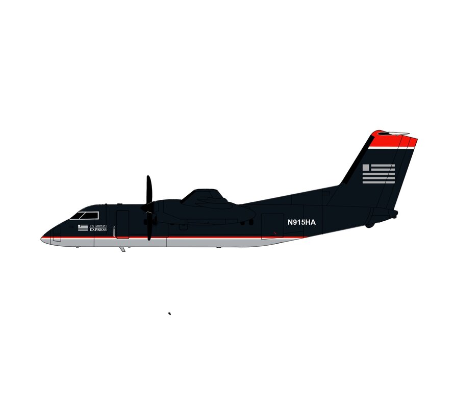 dash-8-100 US Airways Express dark blue livery N915HA 1:400  +PRE-ORDER+