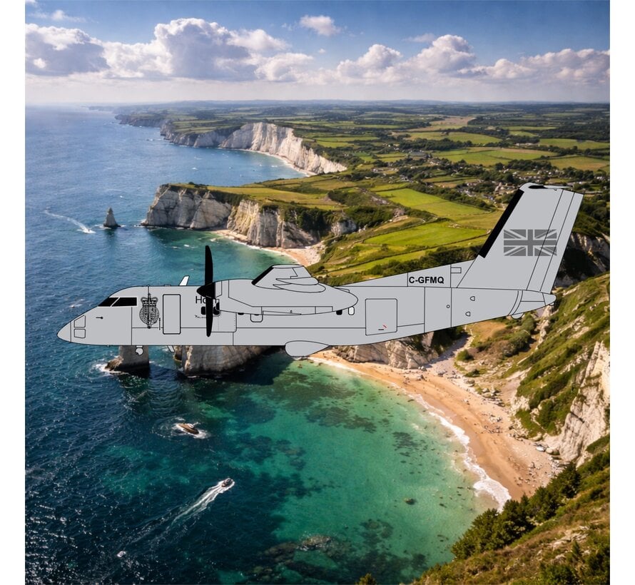 dash-8-100 United Kingdom Home Office (PAL Aerospace) C-GFMQ 1:400  +PRE-ORDER+