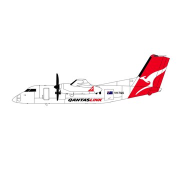 3D Design Deck dash-8-200 Qantaslink VH-TQG 1:400  +New Arrival+