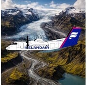 3D Design Deck dash-8-200 Iceland Air new livery 2022 Pink fin TF-FXH 1:400  +PRE-ORDER+