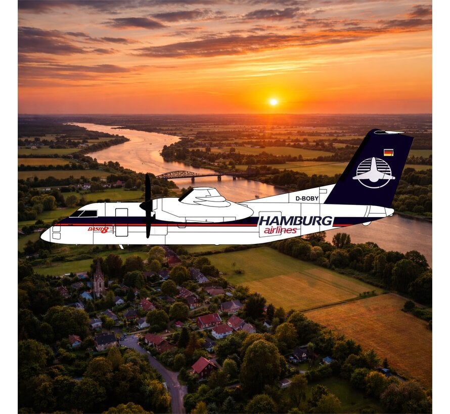 dash-8-100 Hamburg Airlines D-BOBY 1:400  +PRE-ORDER+