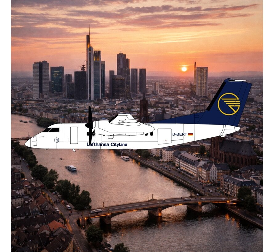 dash-8-100 Lufthansa CityLine D-BERT 1:400  +PRE-ORDER+
