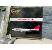 Gemini Jets B747-400 Northwest 1980s livery N663US 1:200 polished**Collection sale