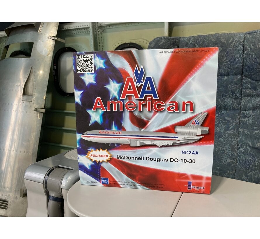 DC10-30 American N143AA polished metal 1:200**Collection sale**