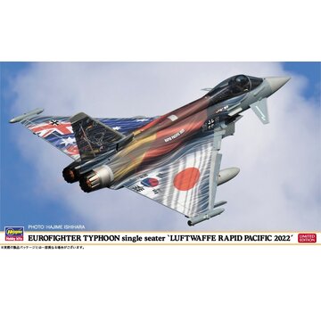 Hasegawa Eurofighter Typhoon Single Seater “Luftwaffe Rapid Pacific 2022” 1:72