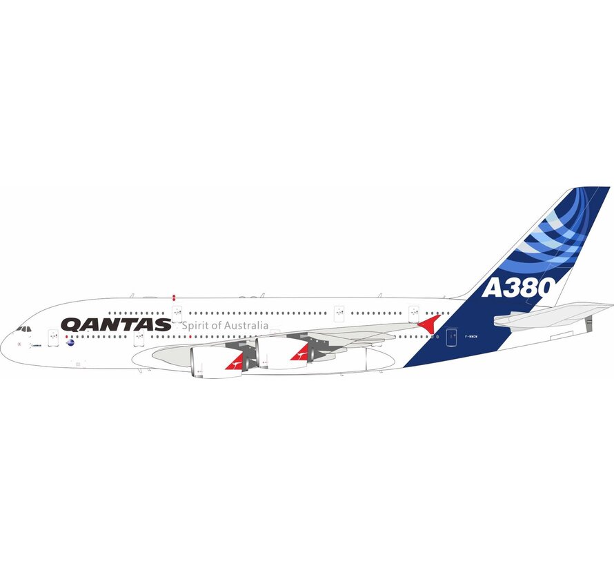 A380-800 QANTAS Airbus house hybrid livery tail F-WWOW 1:200 +pre-order+