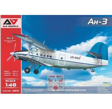 A&A An-3 Turboprop utility biplane -USSR & Ukraine liveries 1:48