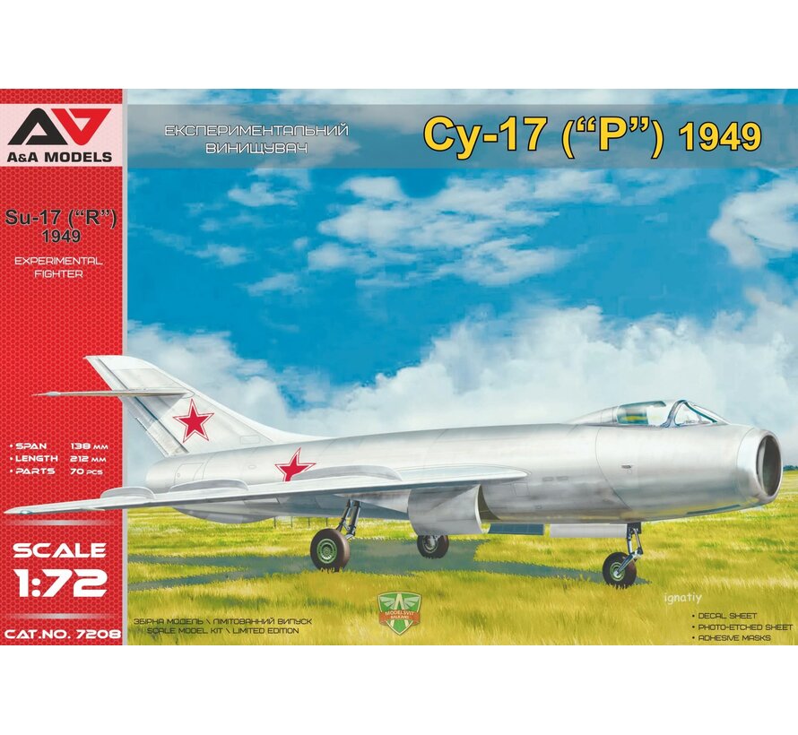 A&A Su-17 'Samolet 'R' (1949) advanced prototype 1:72