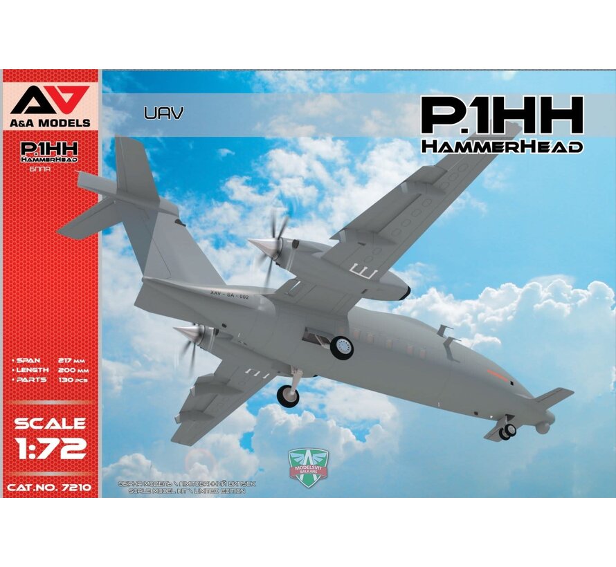 A&A P.1HH Hammerhead (2nd Flying prototype) UAV 1:72