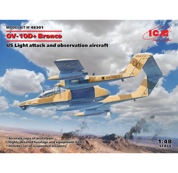 ICM Model Kits OV-10D+ Bronco US Light Attack & Observation Aircraft 1:48