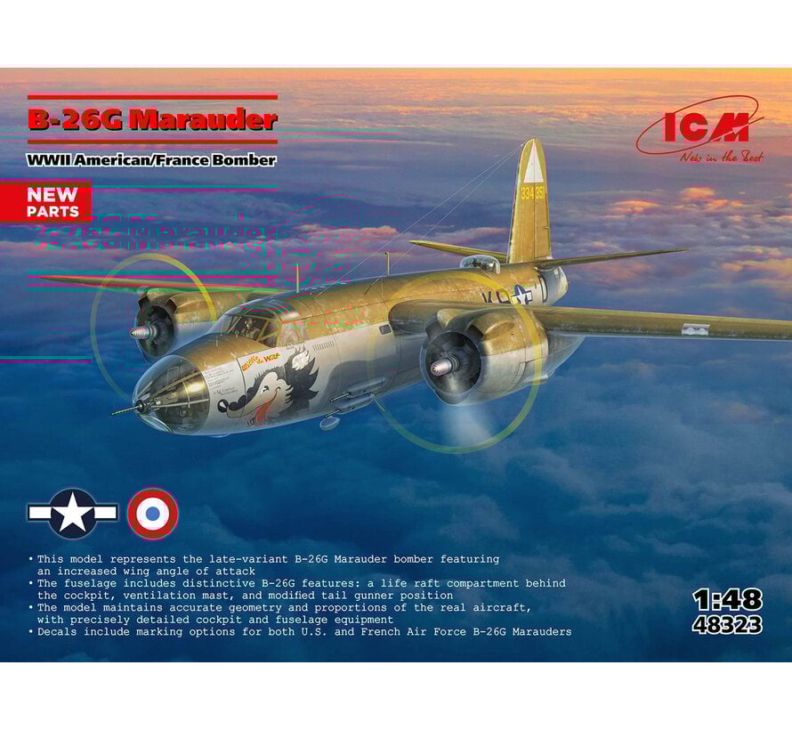 B-26G Marauder France and RAF 1:48
