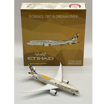 Phoenix Diecast B787-8 Dreamliner Etihad 2014 livery A6-PFC 1:400 +New Arrival+